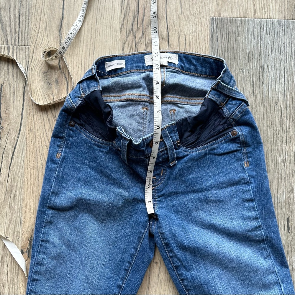 Madewell Maternity Denim Skinny Jeans 24 - Picture 9 of 12